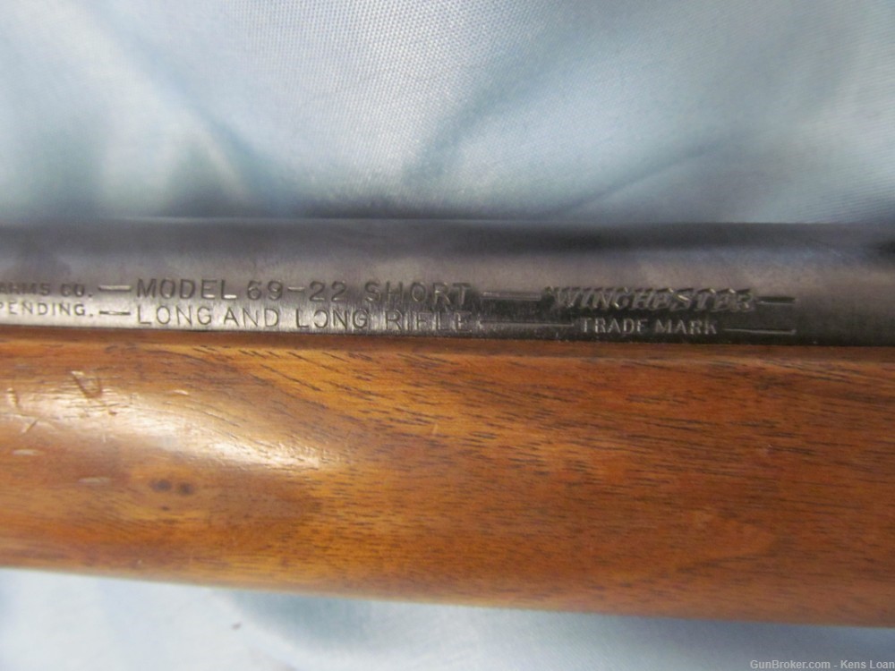 Winchester Model 69 22 S/L/LR 25" Winchester 69 +WEAVER 333-img-12