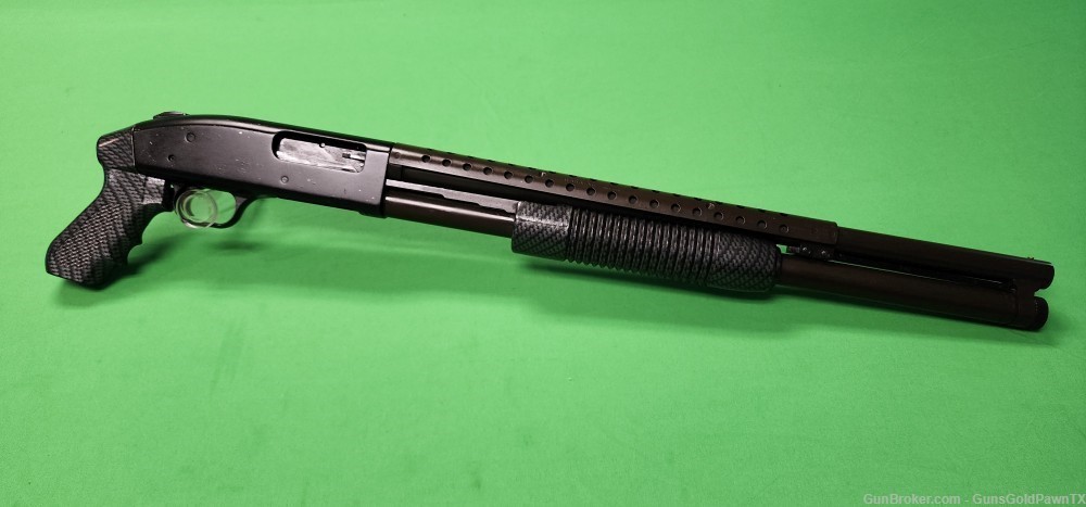 Mossberg 500 Pistol Grip 8 shot Carbon Fiber Dip-img-0