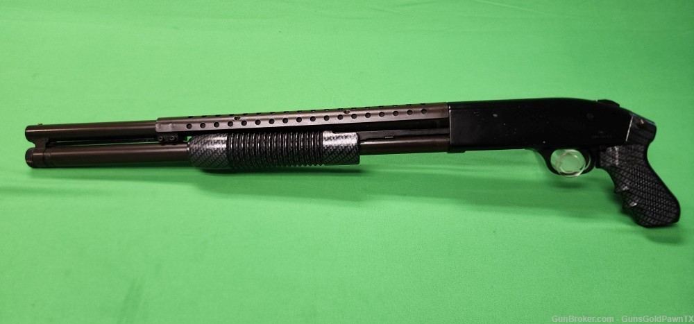 Mossberg 500 Pistol Grip 8 shot Carbon Fiber Dip-img-6