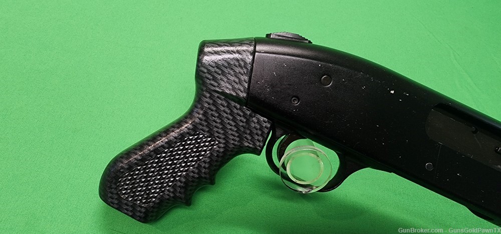 Mossberg 500 Pistol Grip 8 shot Carbon Fiber Dip-img-5