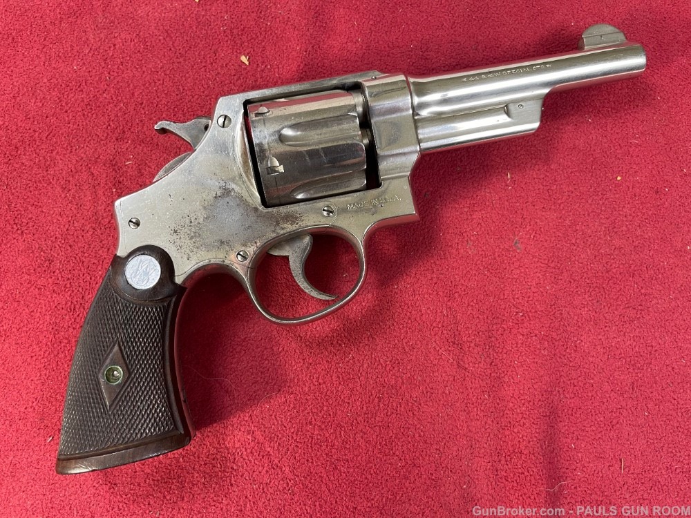 Smith & Wesson .44 Hand Ejector Model of 1926 Third Model 44 Jinks Letter-img-1