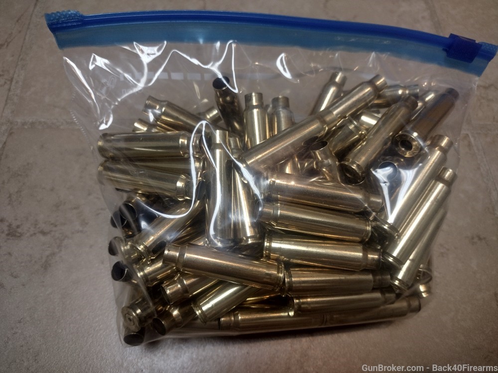 100 Ct Fired 300 Savage Reloading Brass R-P Headstamps Polished-img-1