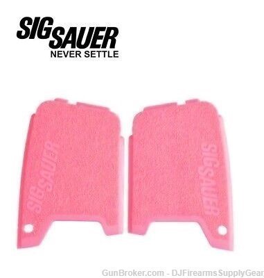 Factory Sig Sauer P290 Light Pink Stippled Poly GRIPS / Grip Panels Set!-img-0