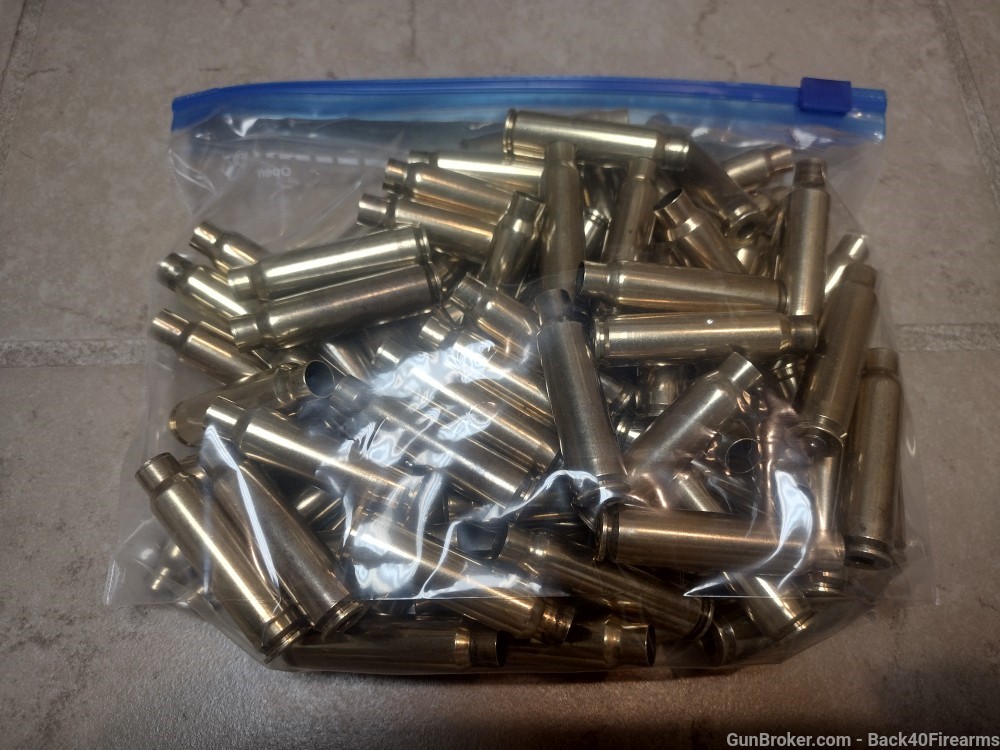 80 Ct Fired 300 Savage Reloading Brass Mixed Headstamps Polished-img-1