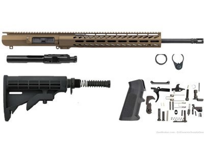 LR-308 DPMS Pattern 308 Billet Bronze Complete 20" Rifle Kit Stock & LPK