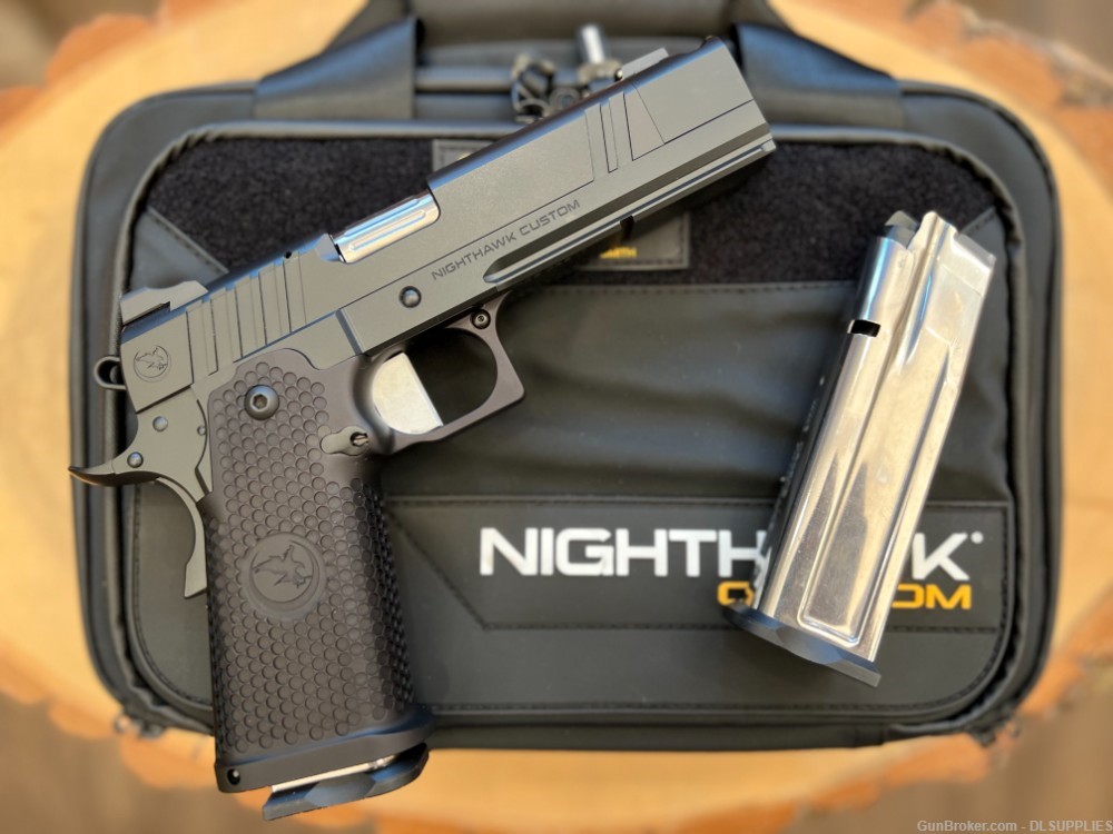 NIGHTHAWK 1911 TRS COMP IOS DOUBLE STACK BLACK NITRIDE FLUTED 5" BBL 9MM-img-0