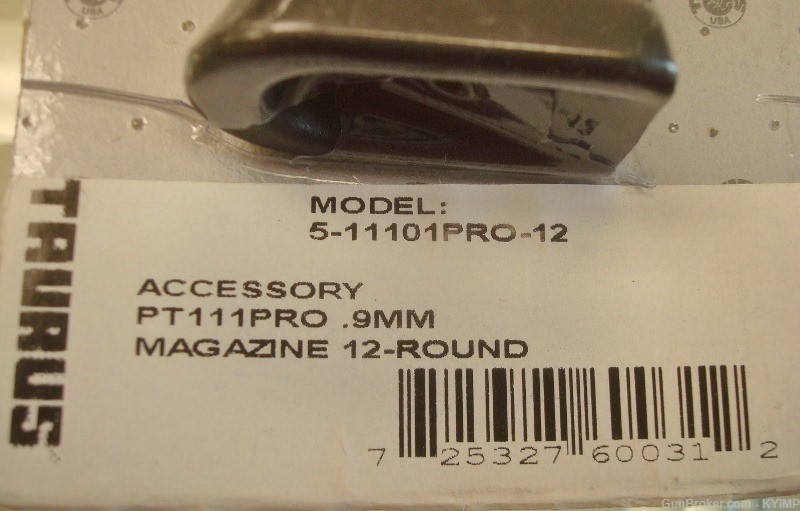 2 TAURUS Model G2C or PT111PRO NEW 12 round NEW 9mm magazine s-img-3