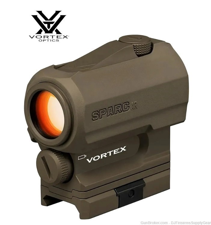 Vortex SPARC AR 2MOA Red Dot Optic Sight FDE/TAN NVD Compatible -img-0