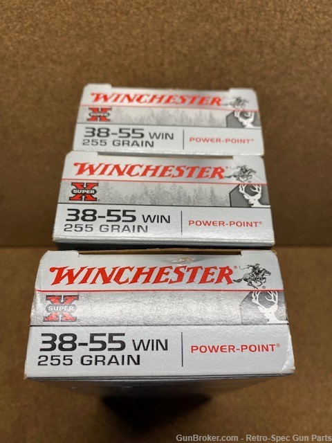 Winchester .38-55 Power-Point 255 Grain - 55 Factory Rounds-img-0