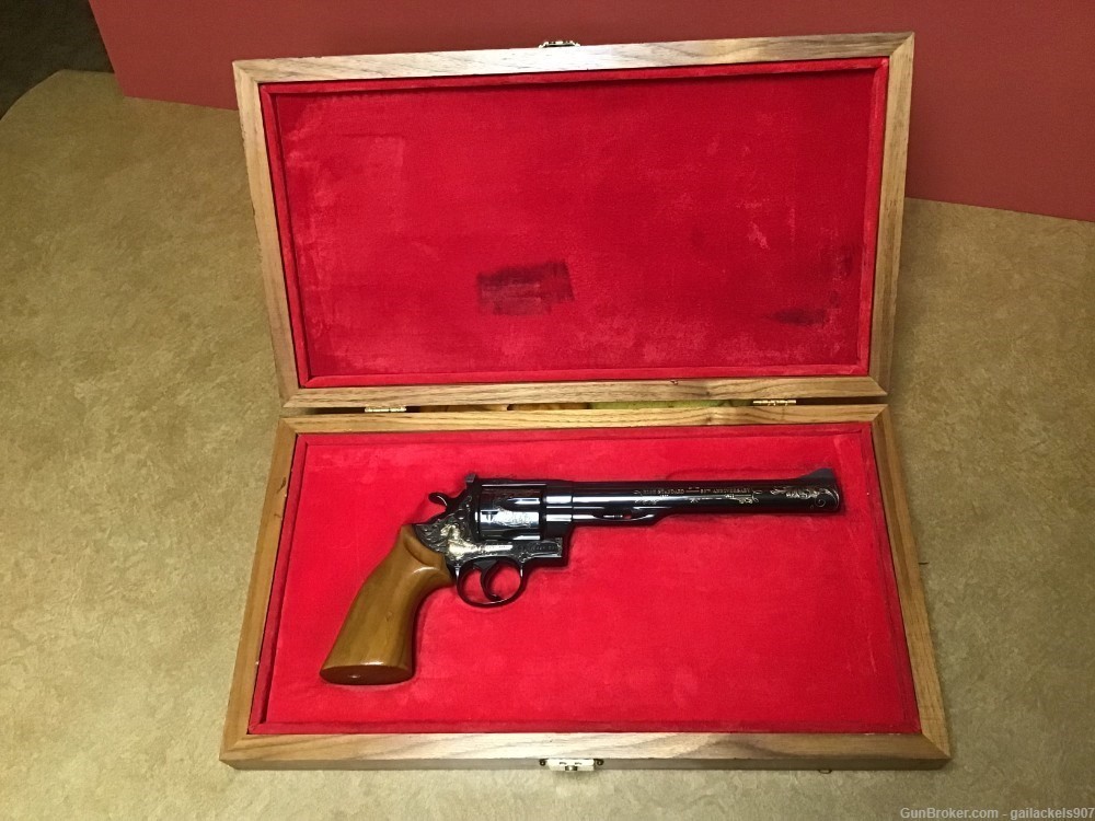 1976 High Standard Revolver factory engraved GOLD inlayed,1 out of 50 built-img-0