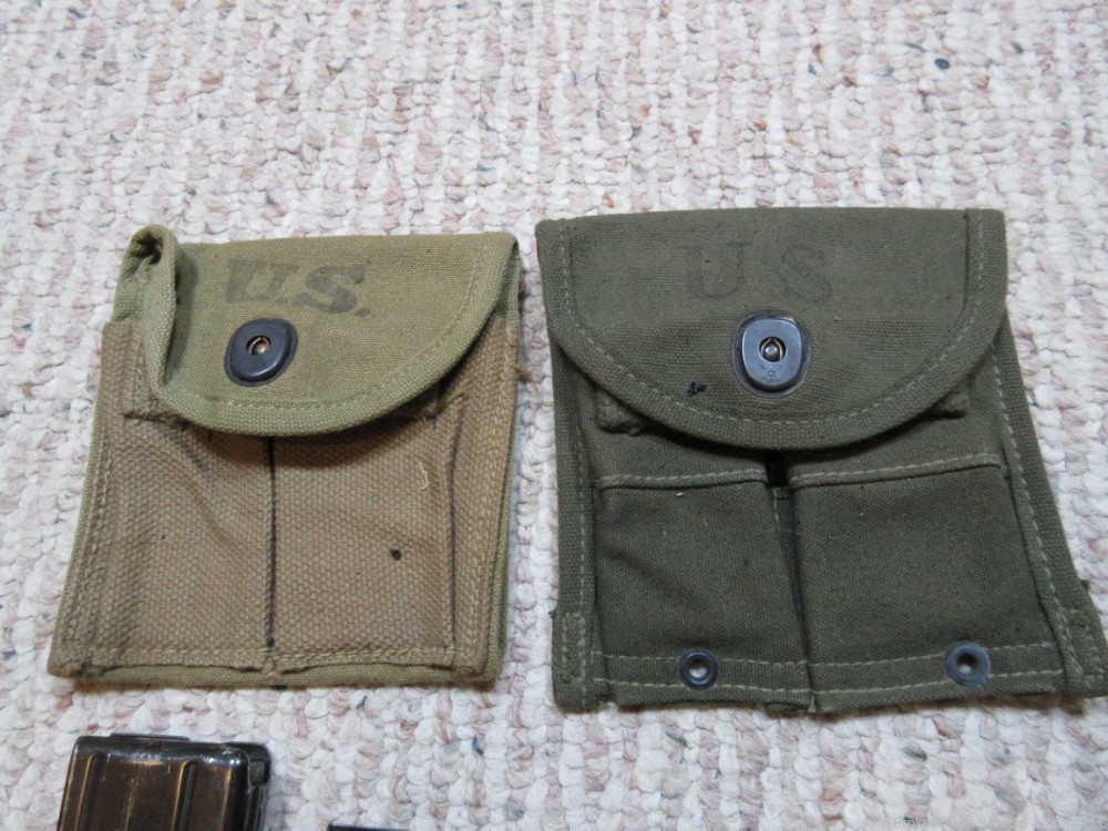 M1 Carbine .30 11 stripper clips,3 mags, two mag pouches, 1 clip pouch-img-4