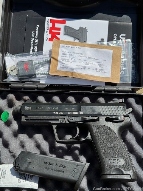 H&K USP TACTICAL 40 S&W SUPPRESSED WEAPON SYSTEM-img-1