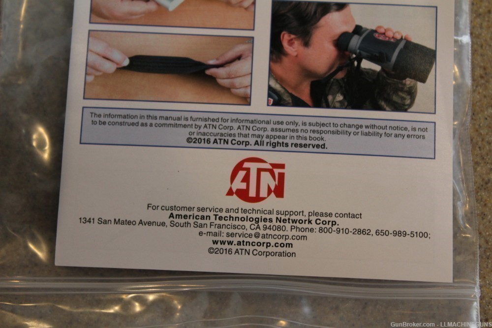 ATN Binocular & Monocular Extended Battery Life Pack New in Box-img-8