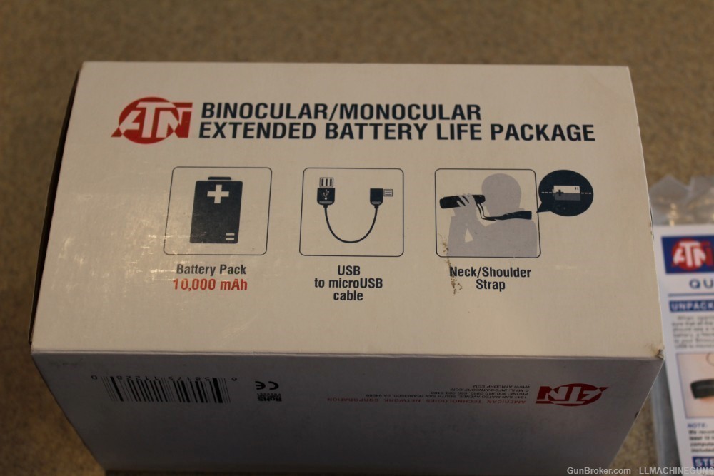 ATN Binocular & Monocular Extended Battery Life Pack New in Box-img-1