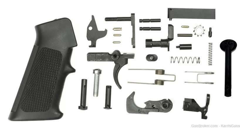 AR15 Complete Lower Parts Kit LPK With Front Pivot Pin Tool-img-0
