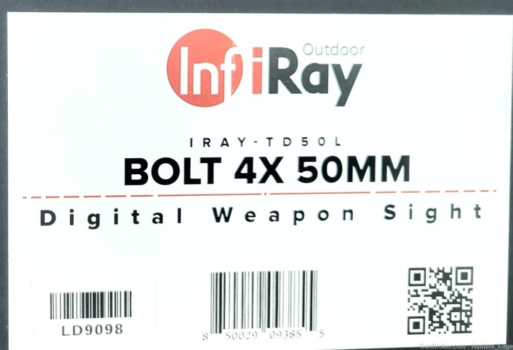 Infiray iRay Bolt TD50L Digital Night Vision Scope with AC70 IR NO CC FEE! -img-0