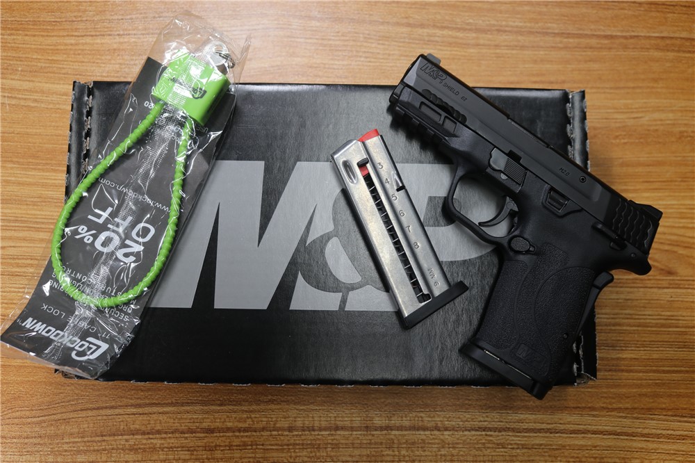 Smith & Wesson M&P 9 SHIELD EZ M2.0 9mm 3 ¾" Barrel Box 2 Mags 8 Rounds-img-0