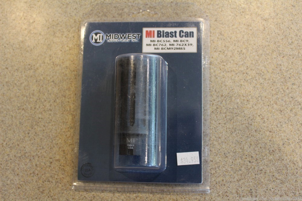 Midwest Industries 30 Cal Blast Can For AK47 M14 x 1LH Threads New -img-0