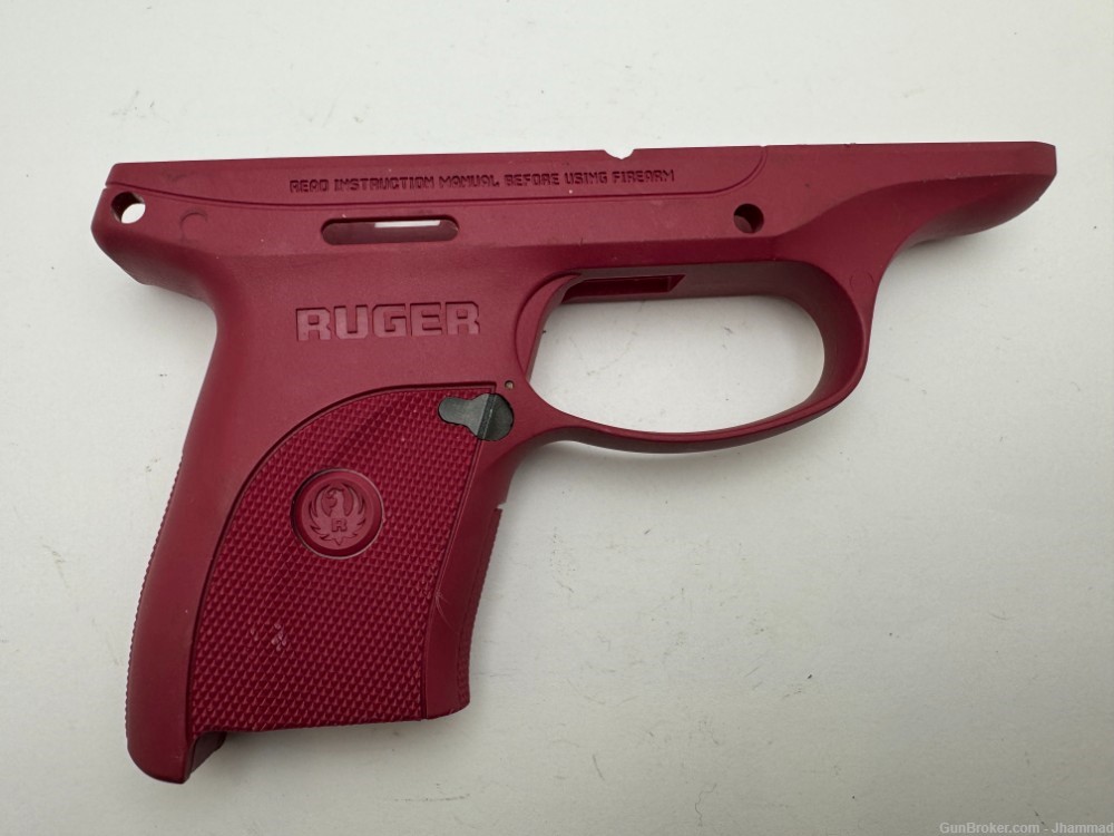 Ruger LC9 Grip Frame LC-9 With Magazine Catch Pink Raspberry -img-1
