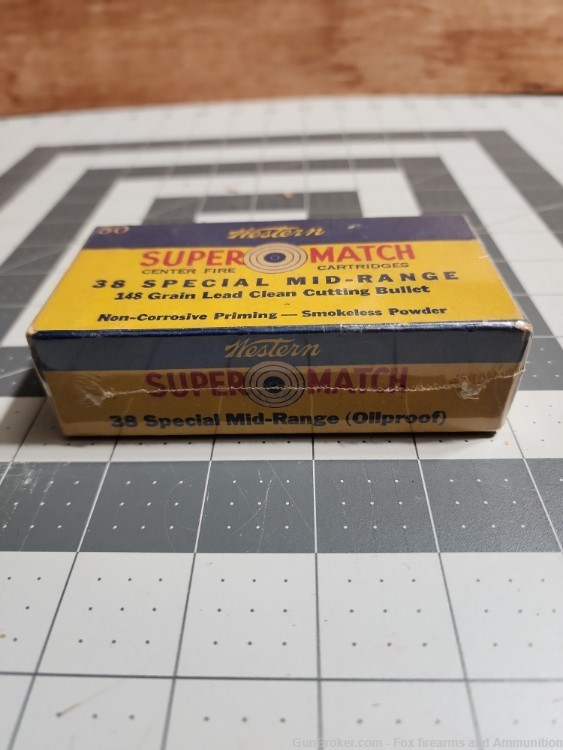Western Super Match 38 Special Mid-Range 148 Gr. Full Box, Plastic Sealed-img-1