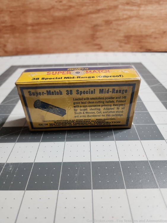 Western Super Match 38 Special Mid-Range 148 Gr. Full Box, Plastic Sealed-img-5