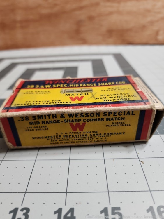 .38 S&W Special Mid-Range Winchester Match Ammo, Full box-img-2
