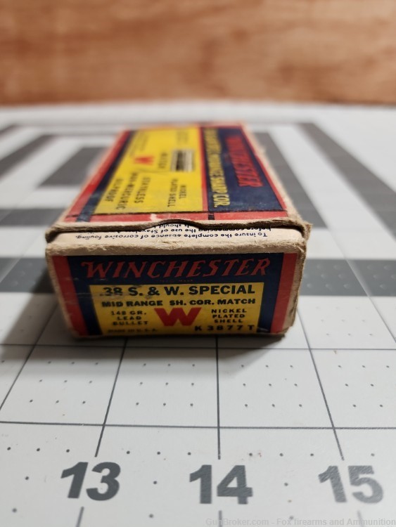 .38 S&W Special Mid-Range Winchester Match Ammo, Full box-img-3