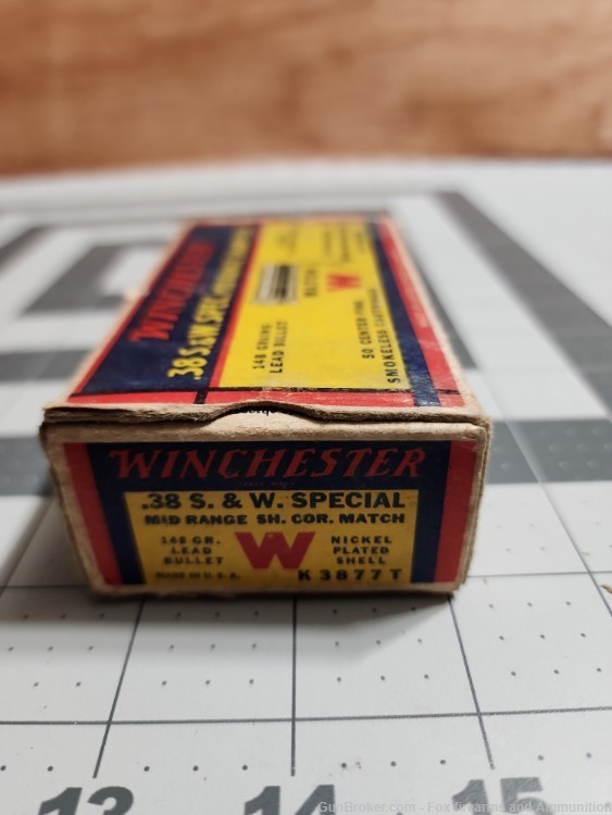 .38 S&W Special Mid-Range Winchester Match Ammo, Full box-img-5