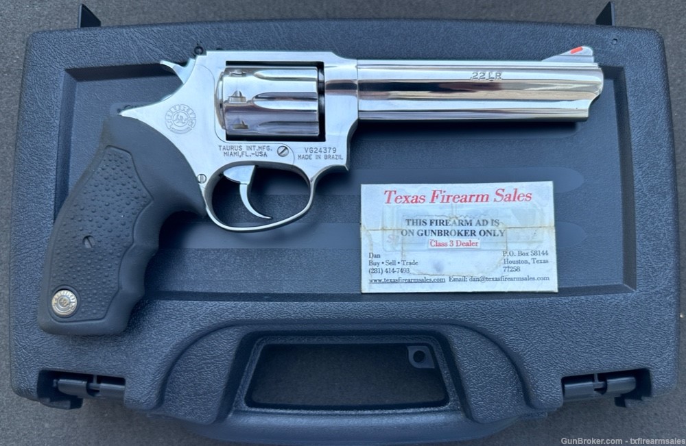 Taurus 94 .22 LR, Polished Bright Stainless, 9-shot,5" Brl,Disc. 94SS-img-0