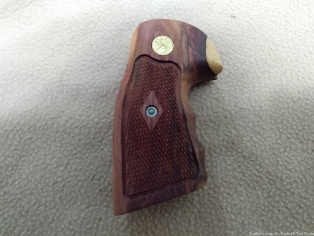 Colt King Cobra Revolver OEM Wood Grips-img-4