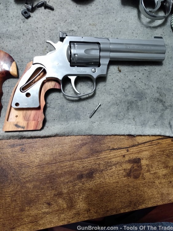 Colt King Cobra Revolver OEM Wood Grips-img-6