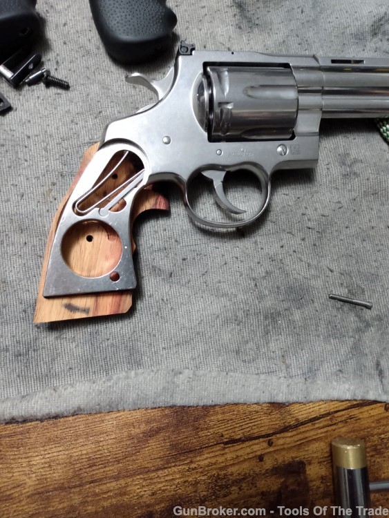 Colt King Cobra Revolver OEM Wood Grips-img-7