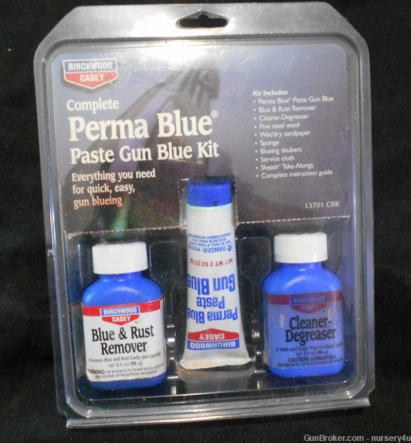 Birchwood Casey Perma Blue Paste Gun Kit + Bonus Items - Read Ad-img-1