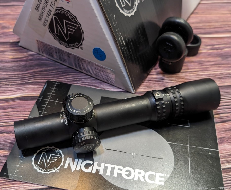 Nightforce NXS 1-4x24 LPVO FC-2 Reticle CMP NRA PENNY START-img-0