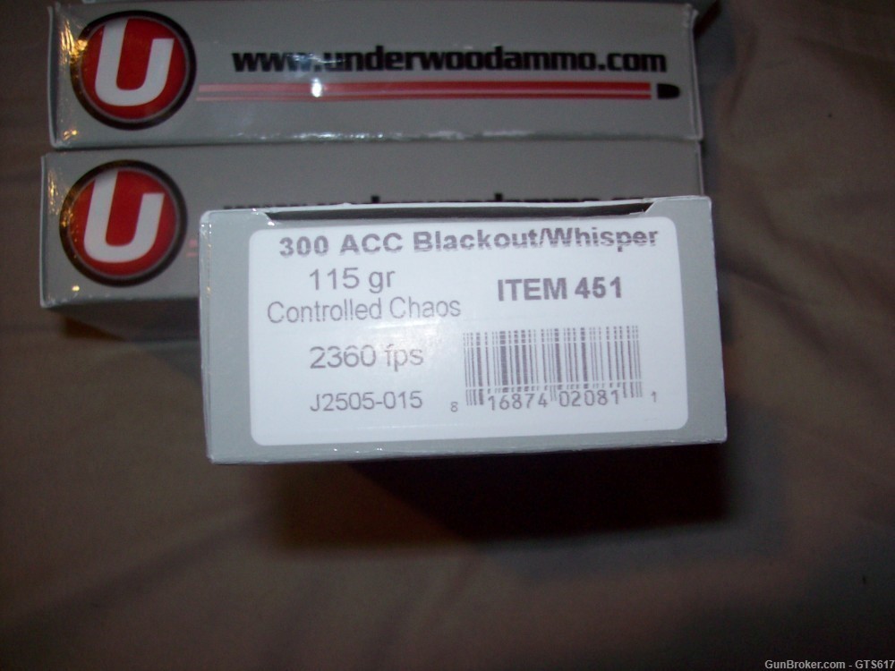 80 RDS Underwood 300 BLK Controlled Chaos Ammunition -img-2