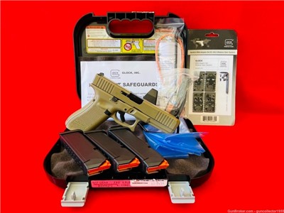 Glock 17 Factory FDE RARE! Glock Gen 5 MOS Optic 9mm