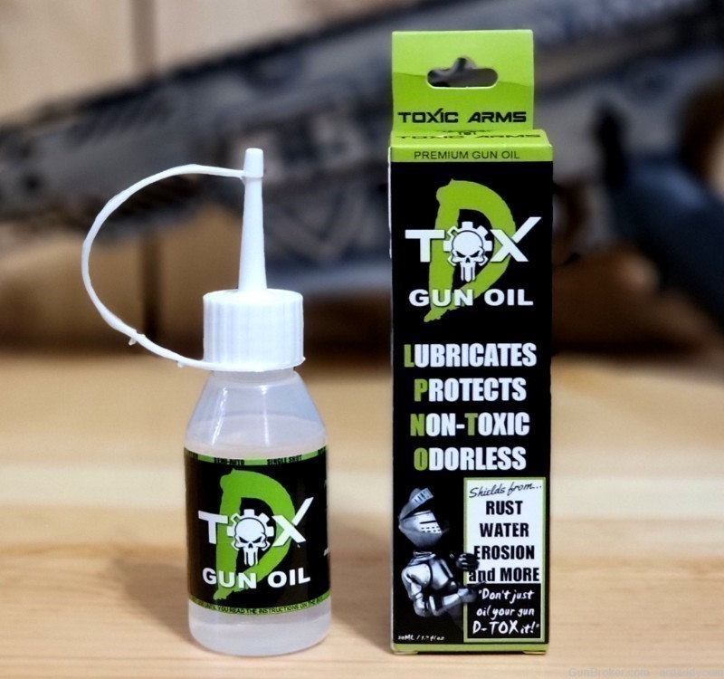 Toxic Arms Gun Oil NEW in Retail Box!  AR15  Pure Extreme Duty Odorless-img-0