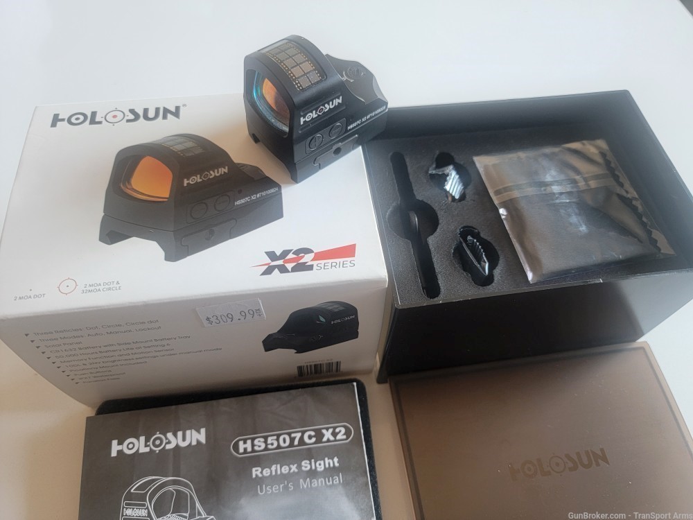 Brand New Holosun 507C X2- Red. Trade for HE507C-GR V2 or EPS Carry-img-0