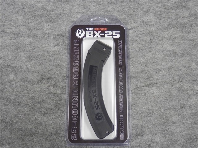 RUGER 10/22 BX-25 FACTORY 25 ROUND MAGAZINE 90361 .22LR  (NEW)-img-0