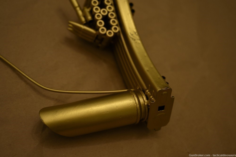 Handmade pen holder from 30rd AK mag and brass etc. Inert ammo AK47.  -img-5