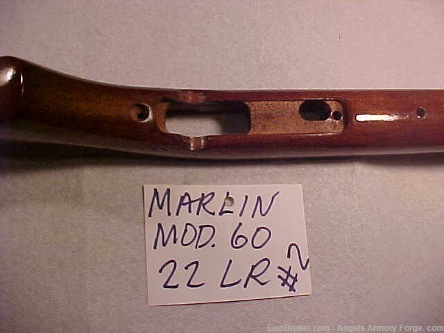 Item #2 Marlin Model 60 22 LR Stock, Factory Butt Plate-img-3