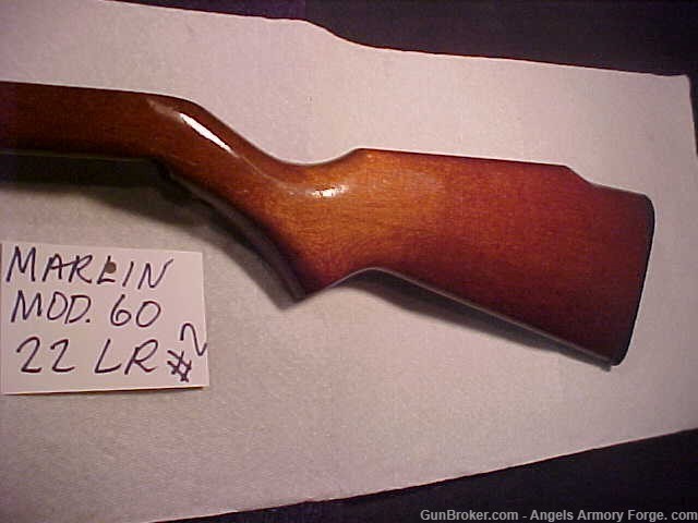 Item #2 Marlin Model 60 22 LR Stock, Factory Butt Plate-img-8
