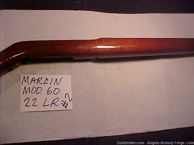 Item #2 Marlin Model 60 22 LR Stock, Factory Butt Plate-img-2