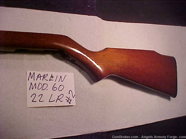 Item #2 Marlin Model 60 22 LR Stock, Factory Butt Plate-img-6