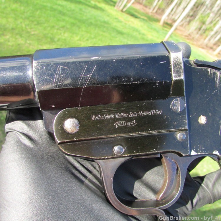 WWII USGI Bring Back Walther Flare Gun Original Finish Nice Piece!-img-37