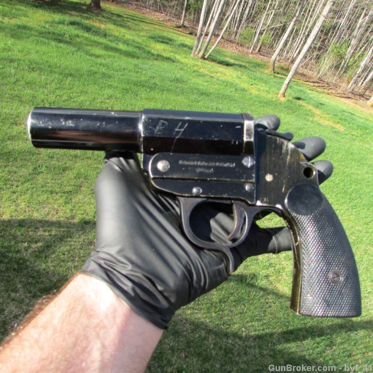 WWII USGI Bring Back Walther Flare Gun Original Finish Nice Piece!-img-45