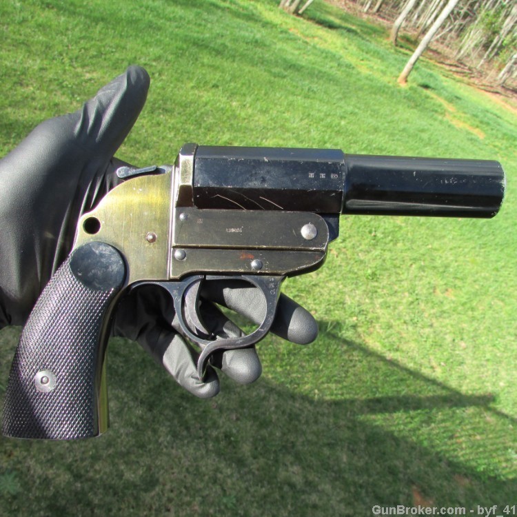 WWII USGI Bring Back Walther Flare Gun Original Finish Nice Piece!-img-46