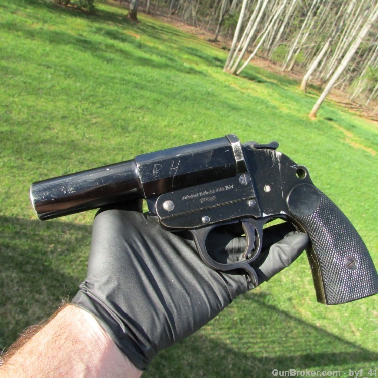 WWII USGI Bring Back Walther Flare Gun Original Finish Nice Piece!-img-31