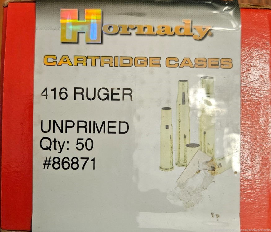 416 Ruger Brass New -img-1