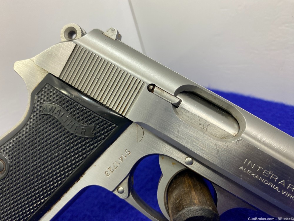 Walther/Interarms PPK/S .380ACP Stainless 3.25" *TIMELESS SEMI-AUTO PISTOL*-img-19